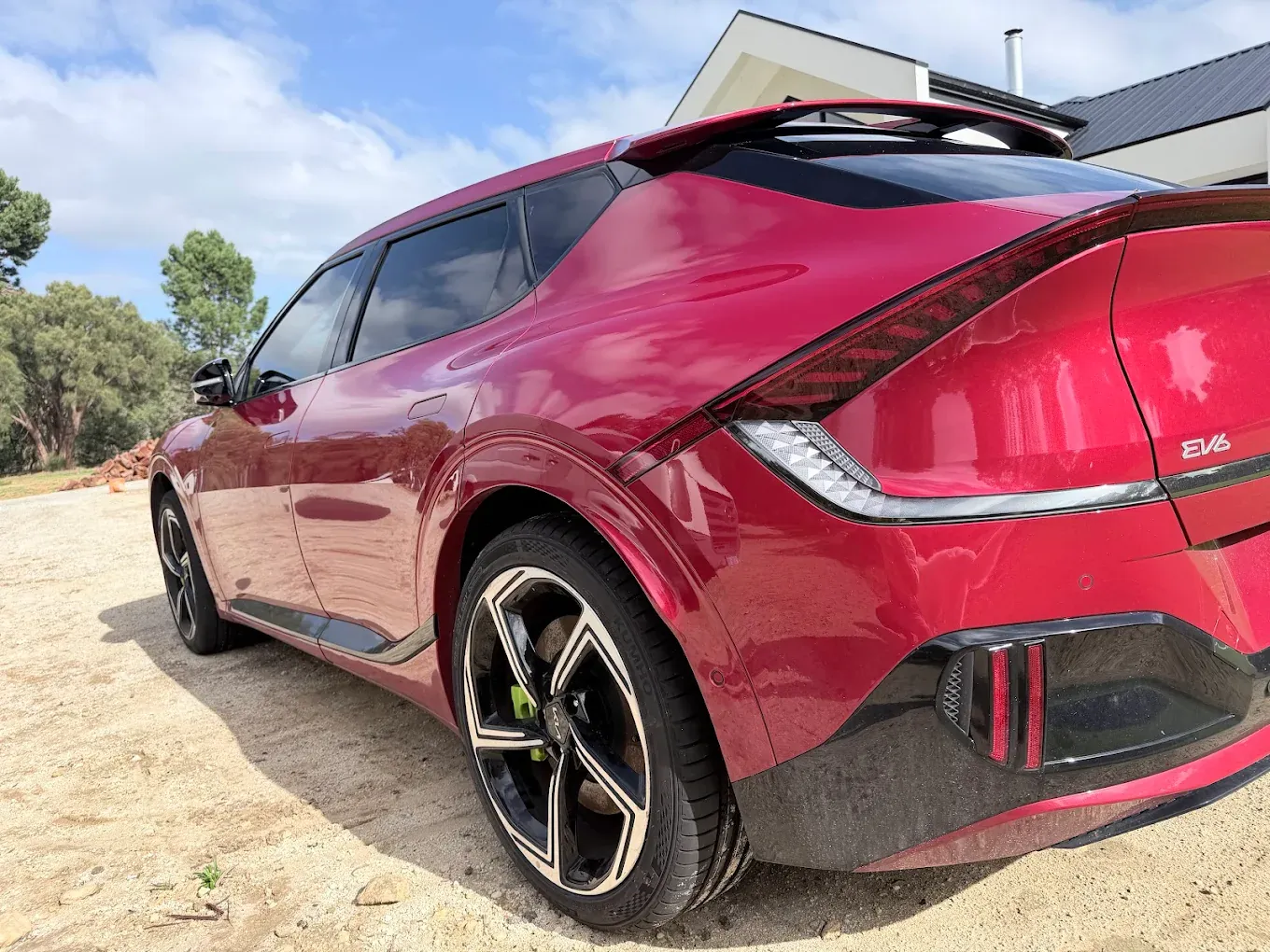 Red Kia EV6