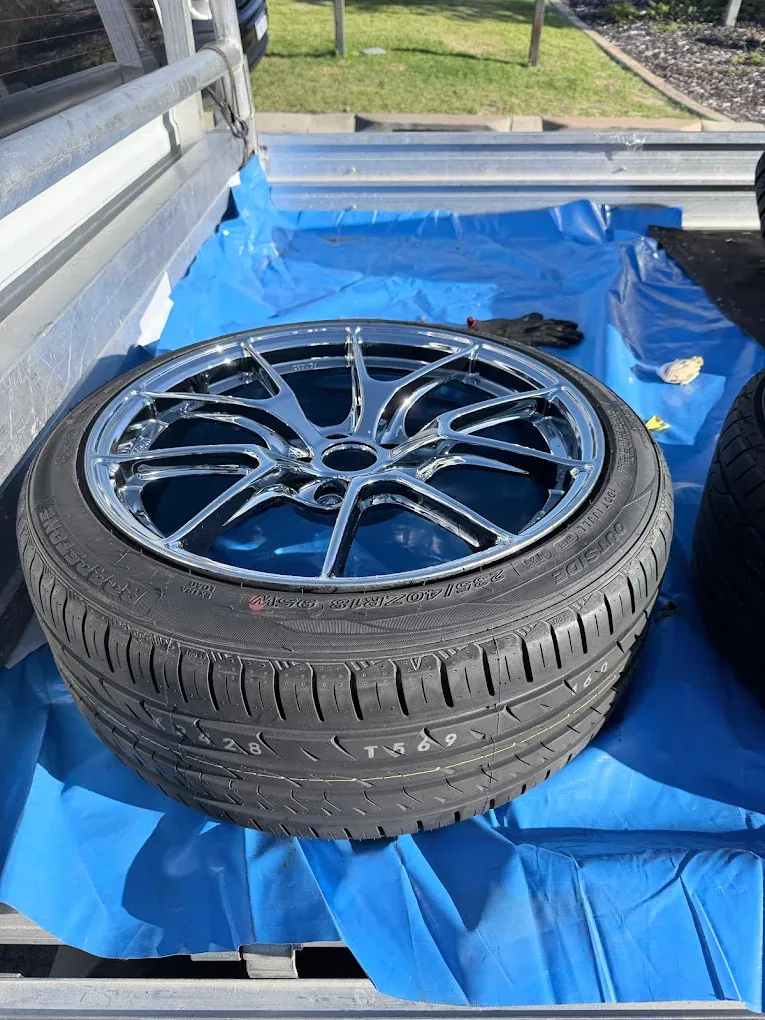 Alloy wheel and tyre ready to fit